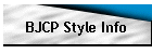 BJCP Style Info